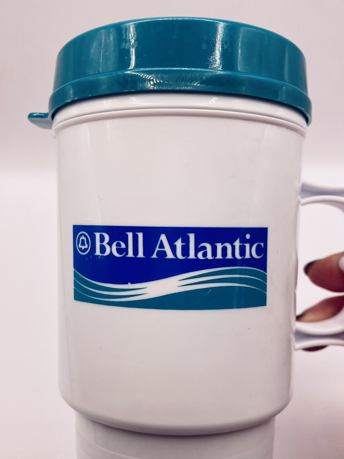 Bell Atlantic AutoMug Made in the USA Promotional Advertising Plastic Travel Mug