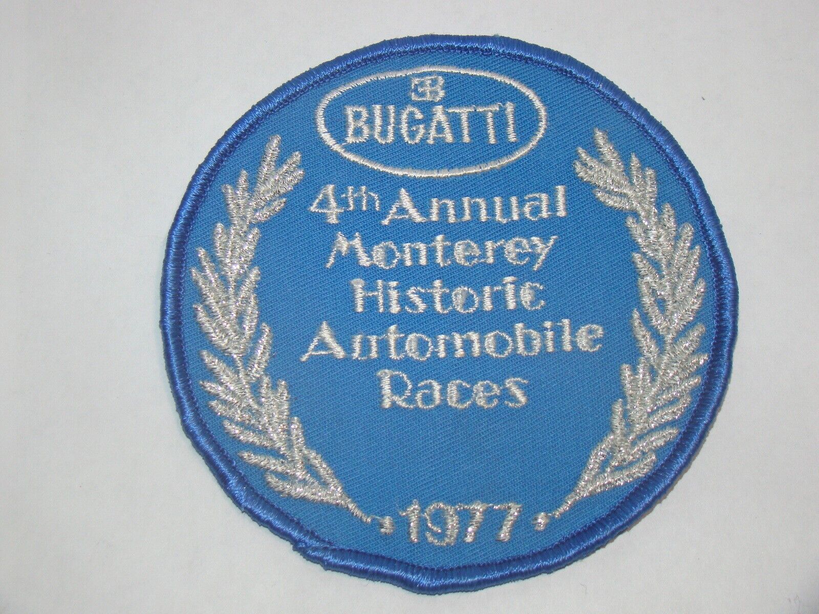 (1977) BUGATTI 4th Annual Monterey Historic Automobile Race Patch