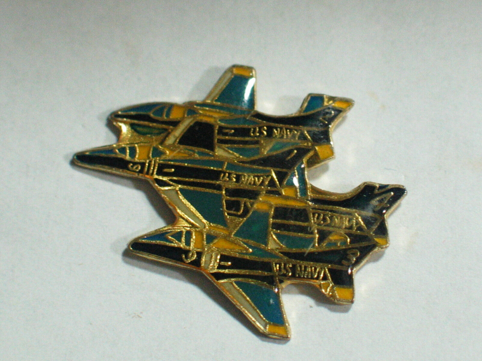 Blue Angel Quartet Military Aircraft Pin Vintage US Navy Tie Tack