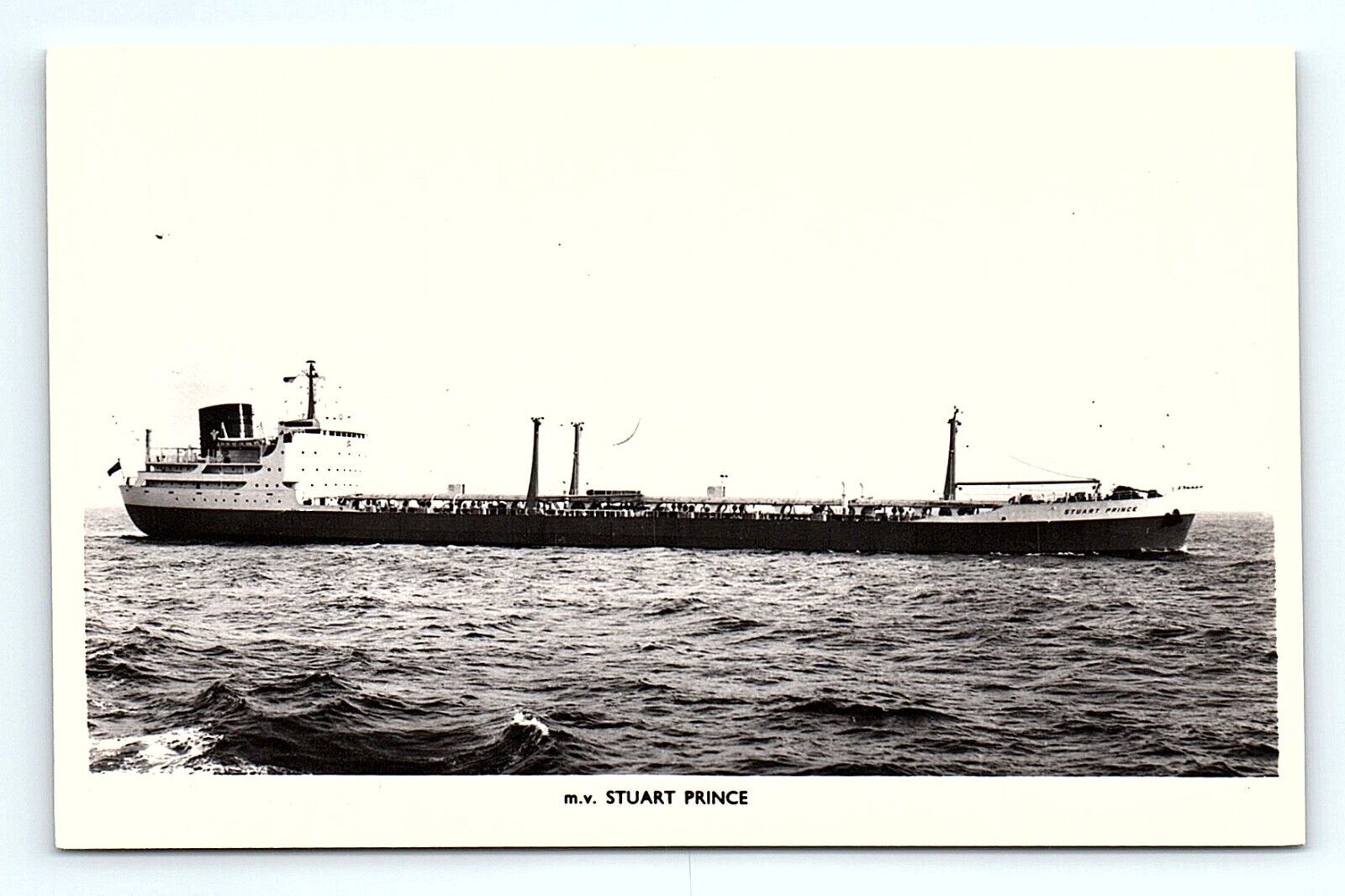Photo M.V. Stuart Prince British Oil Tanker Ship Motor Vessel Decommissioned \'82