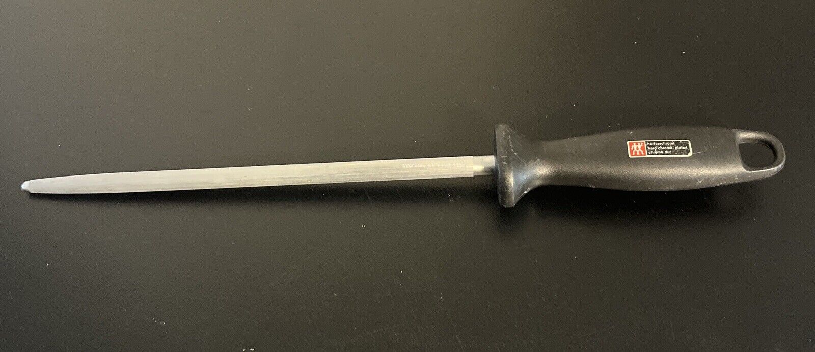 Vintage Zwilling J. A. Henckels 9” Knife Sharpener Steel Rod Solingen Germany