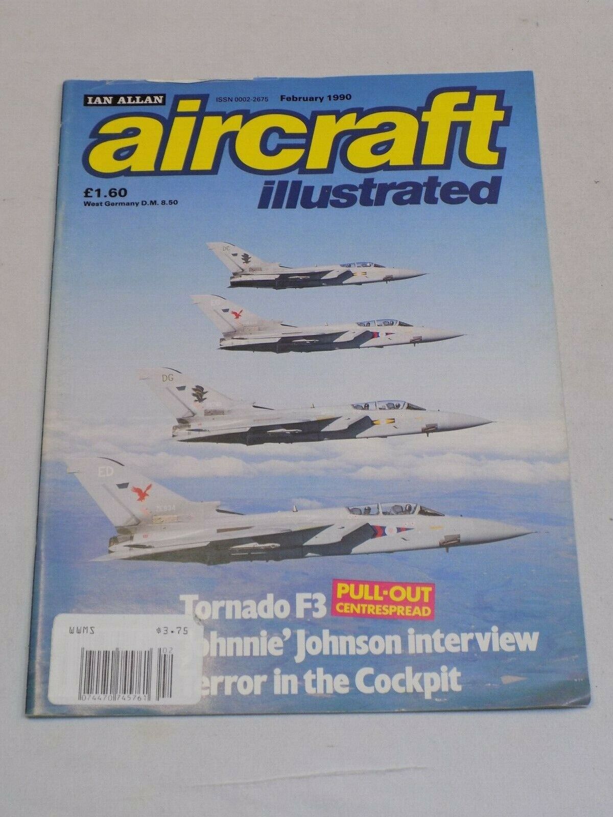 Ian Allan Aircraft Illustrated Magazine 1990 Panavia Tornado F3 Johnnie Johnson