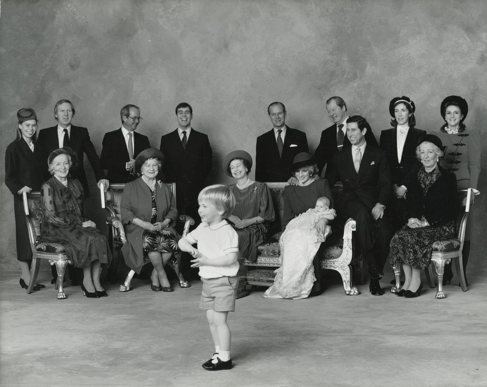 1984 Royal Family for Christening of Prince Henry Photo by LORD SNOWDON