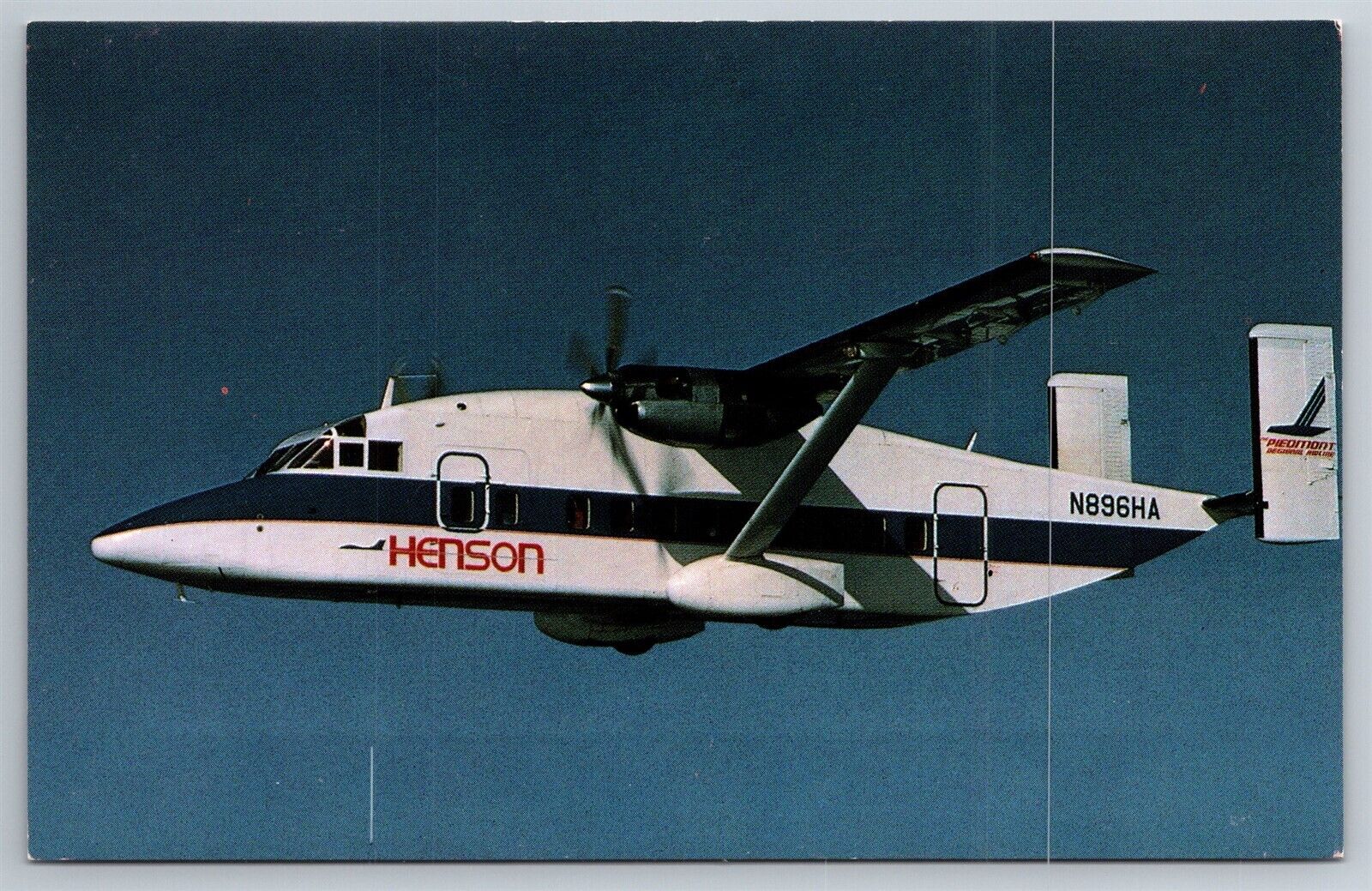 Henson Airlines The Piedmont Regional Airline Postcard S26