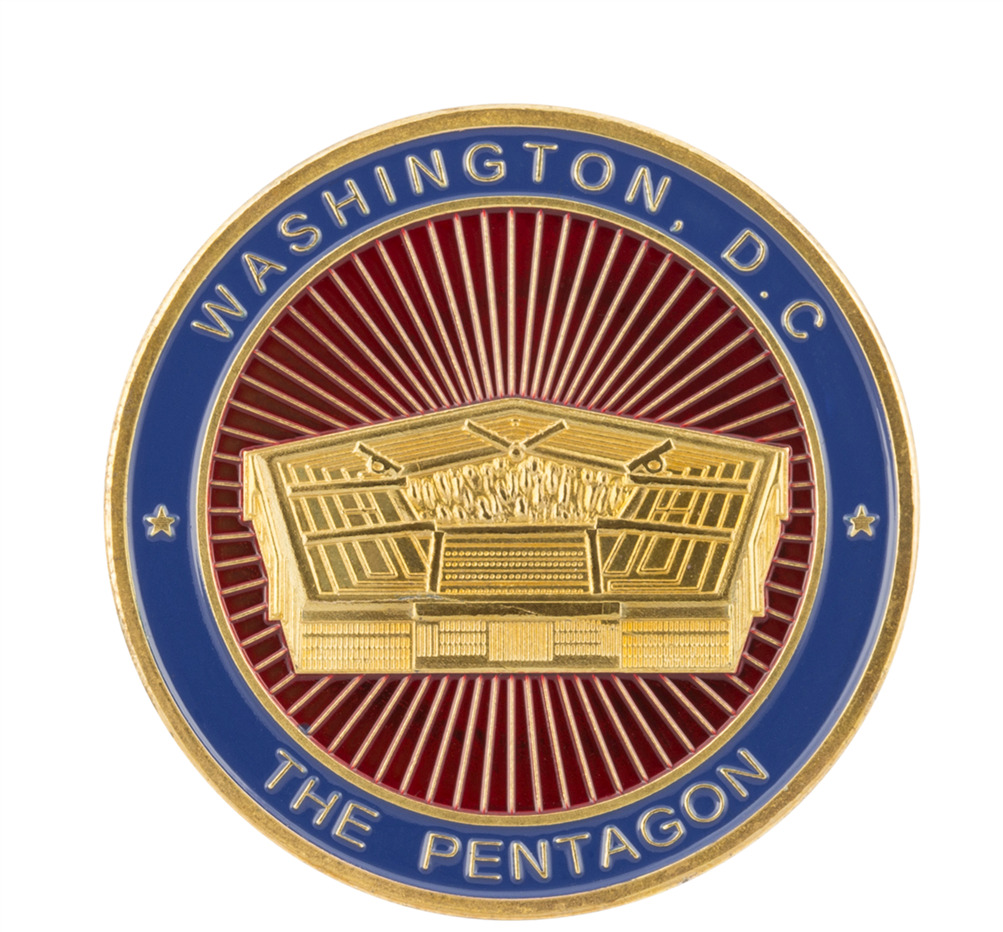THE PENTAGON WASHINGTON D.C. CHALLENGE COIN