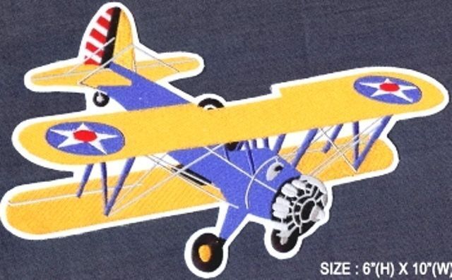 STEARMAN  Airplane Aircraft Aviation Collectable  Jacket Patch  Detailed
