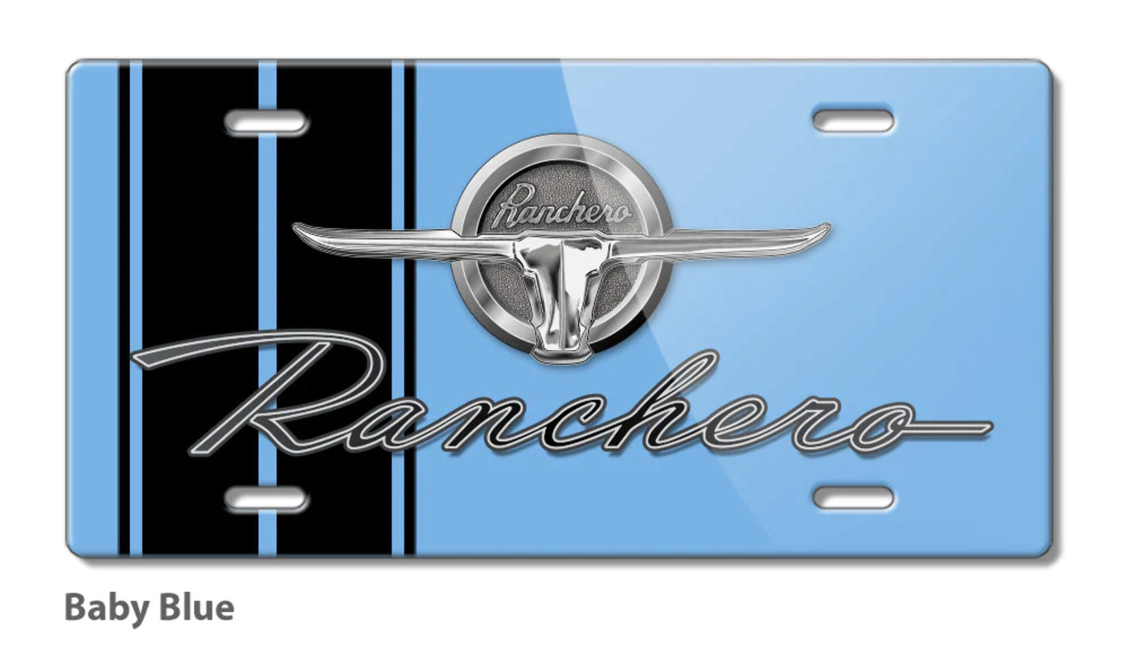 1964 - 1965 Ford Ranchero Emblem Novelty License Plate - 16 colors - Made in USA