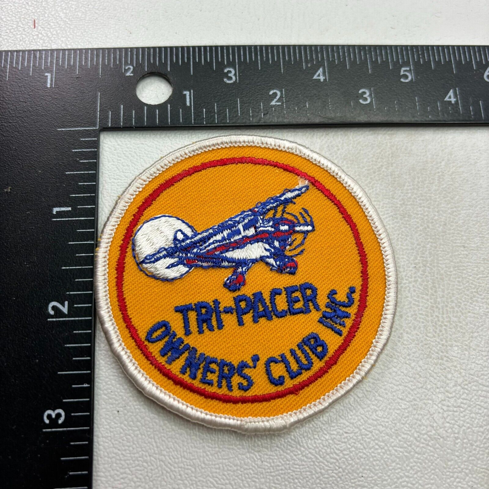 Vintage Piper TRI-PACER OWNERS CLUB INC. Patch (Airplane, Aircraft Related) O41G