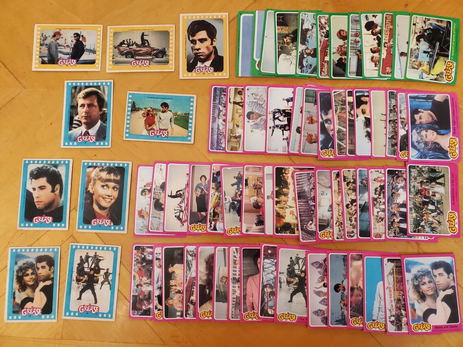 1978 Topps Grease Trading Cards Vintage Lot