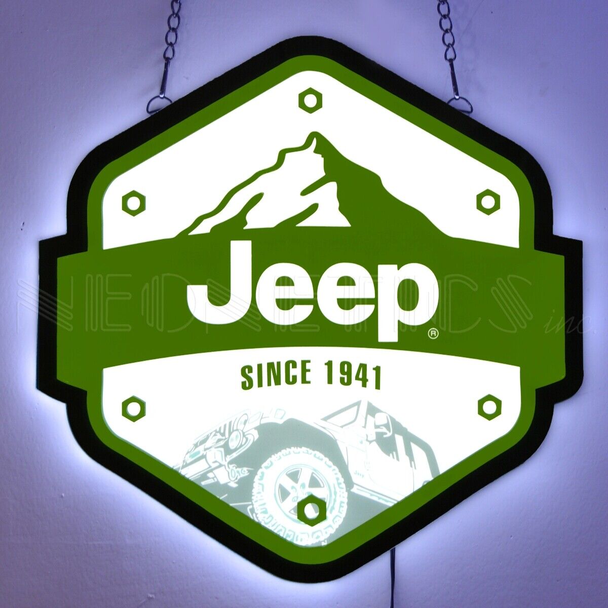 Slim Led - Jeep Since 1941 Slim Led Sign by Neonetics   7LEDJP