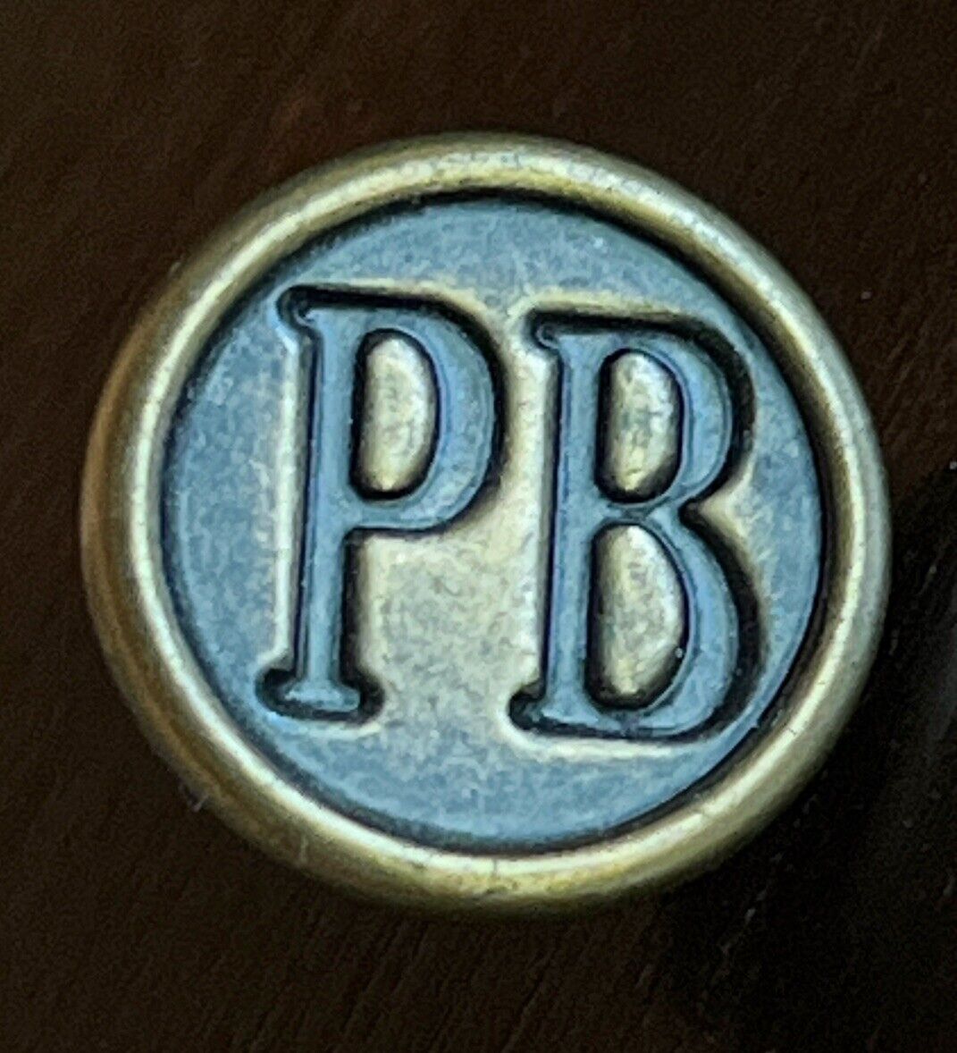 Vintage Pietro Beretta USA Hat PIN Back Hat Label Pin 1/2
