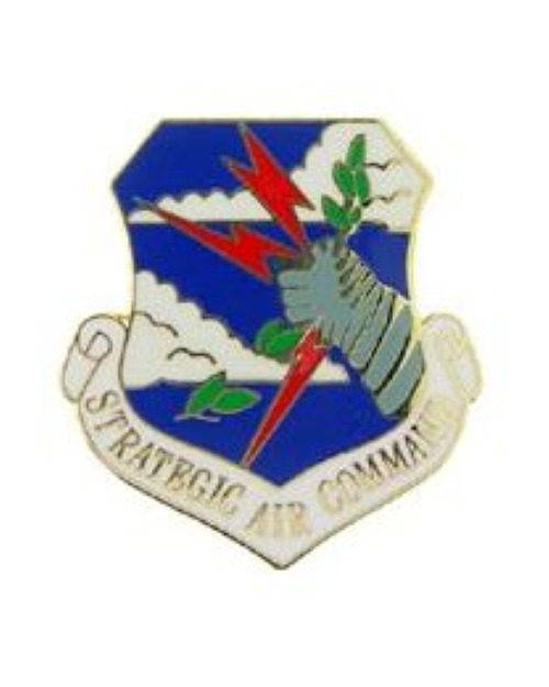 US AIRFORCE  Strategic Air Command 1inch  Lapel Pin