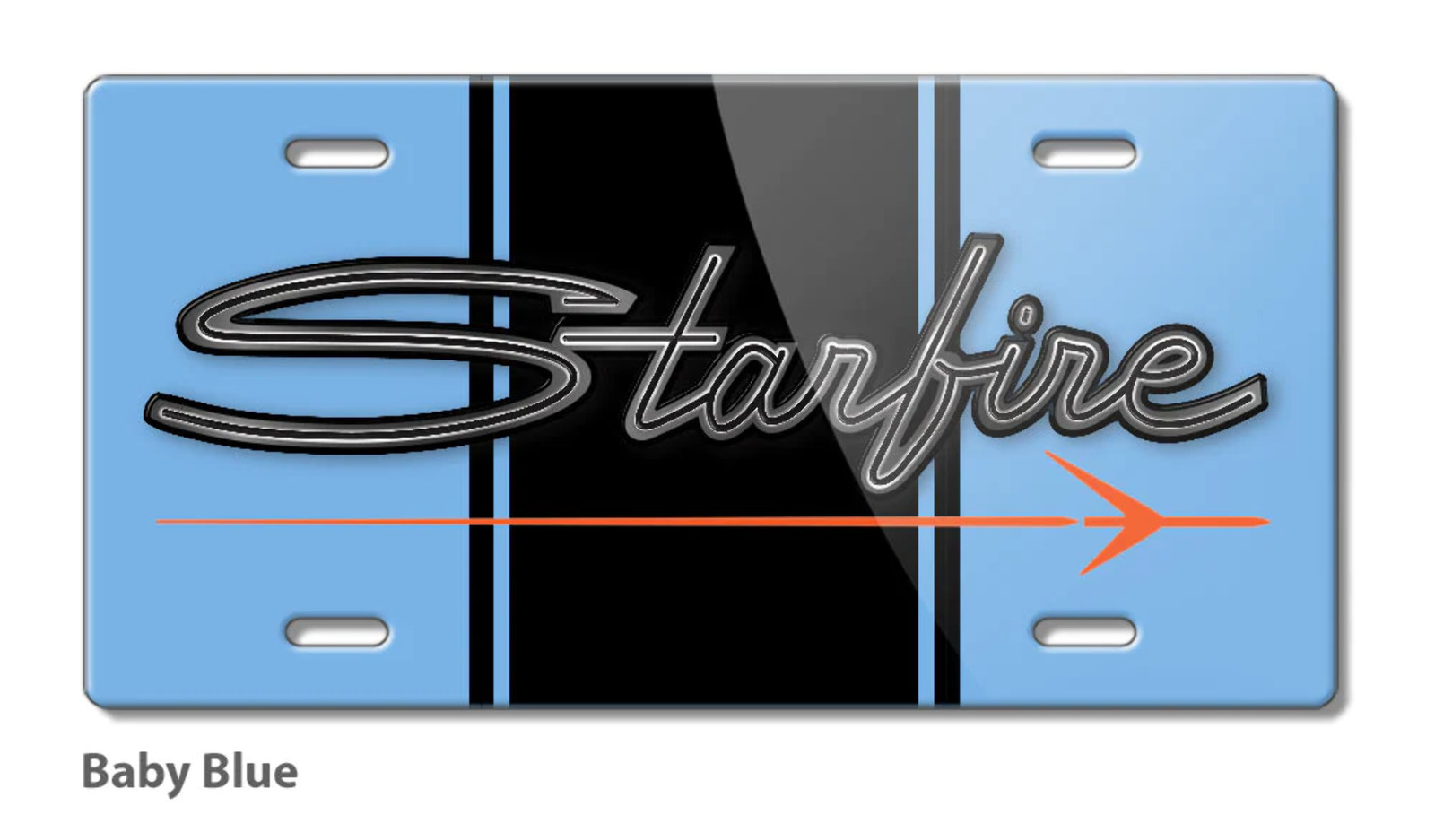 Oldsmobile Starfire Emblem 1961 - 1962 Aluminum License Plate 16 colors Made USA