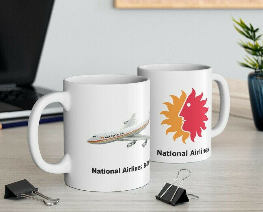 National Airlines B-747 Coffee Mug