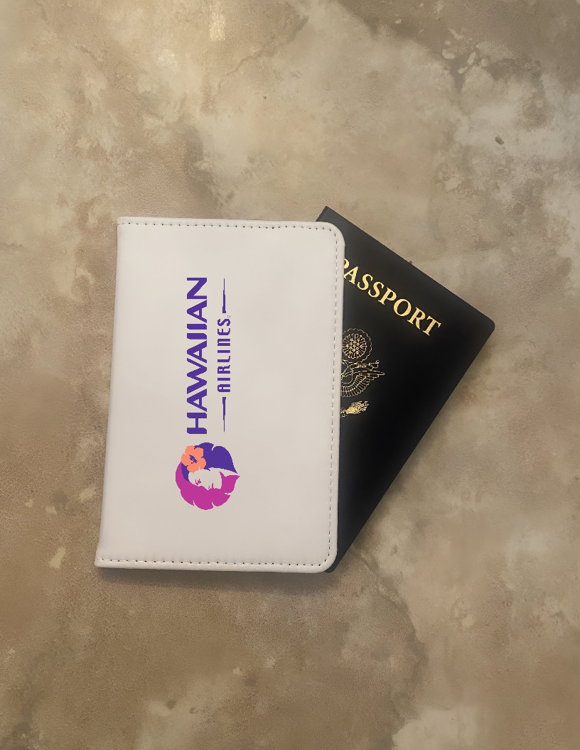 Hawaiian Airlines Passport Wallet Island Tourist Card Travel Document Holders