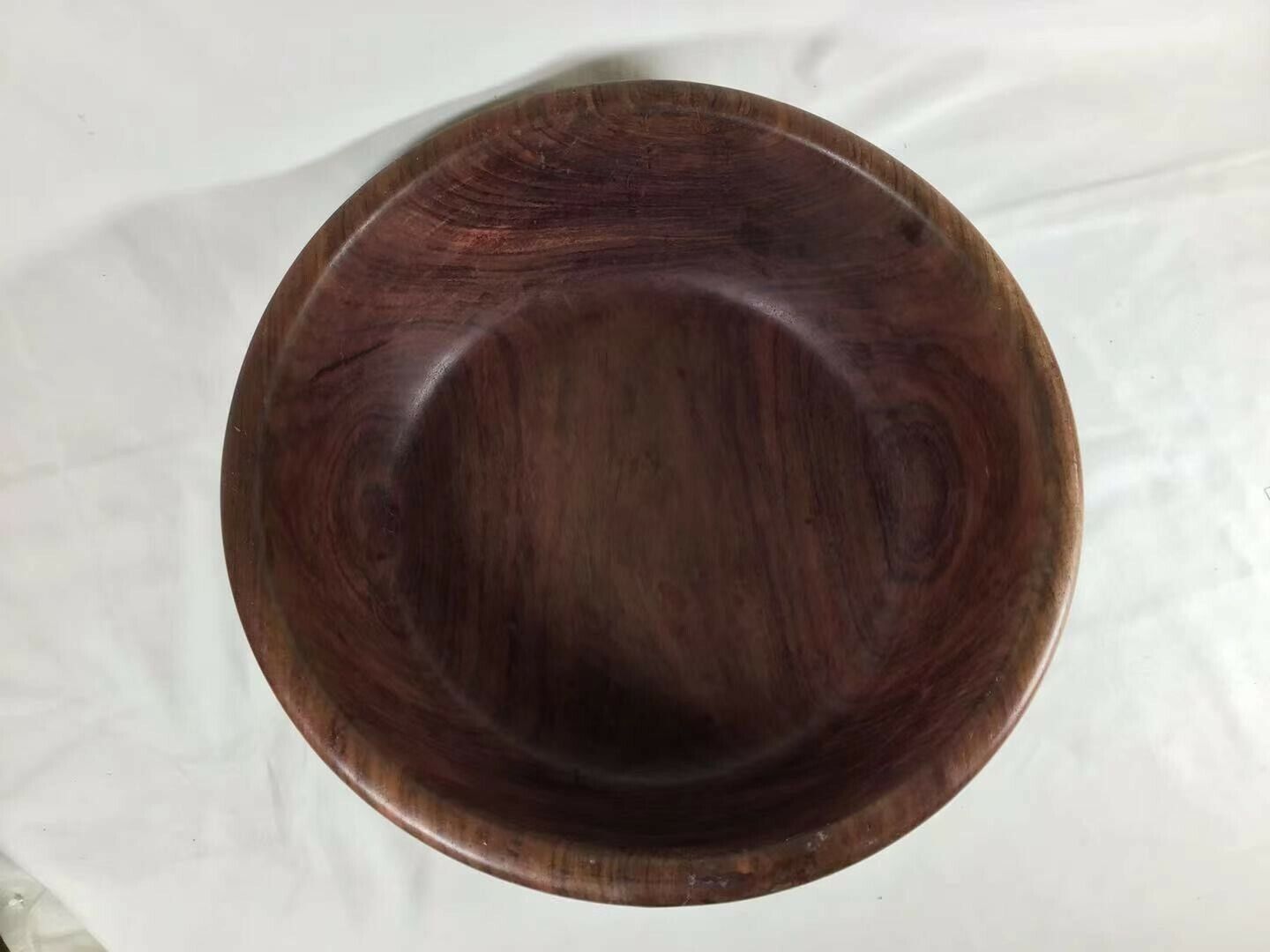 1 Pc Large Vintage Old African Handmade Hard Wood Thick And Stronh Bowl