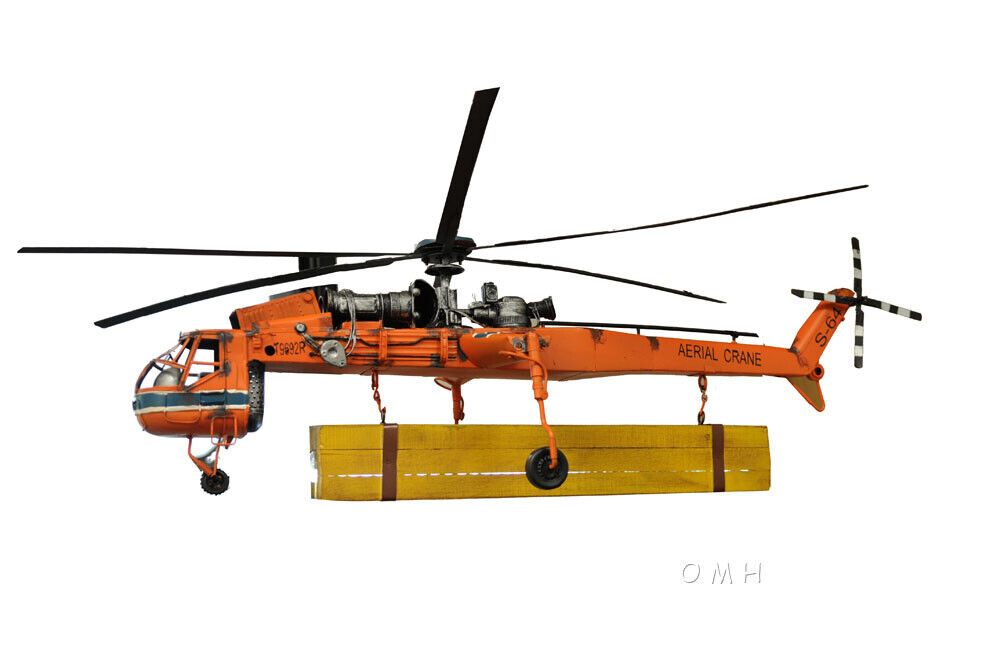 Sikorsky S-64 Skycrane Heavy Lift Helicopter Metal Model 40\