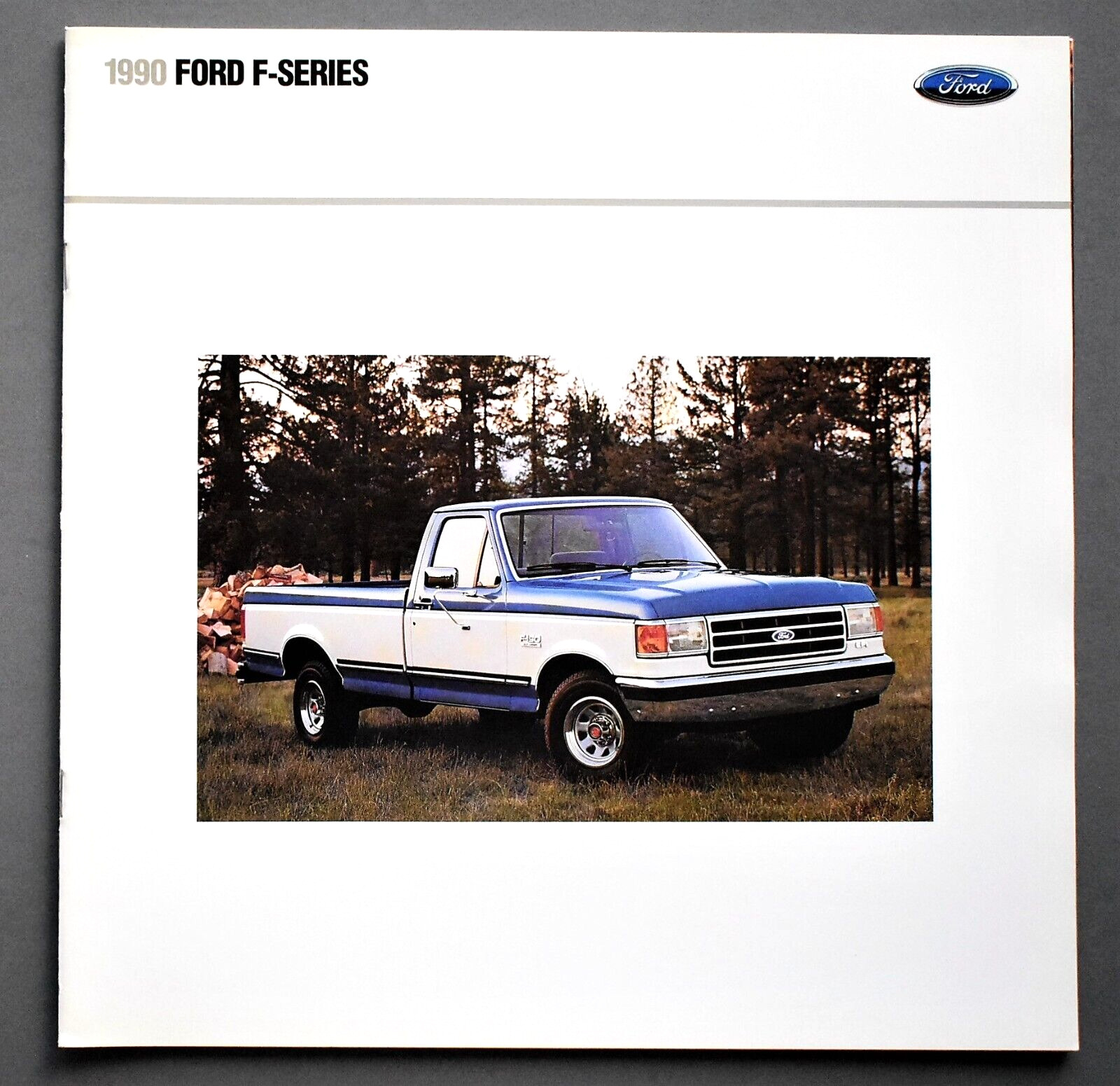 MINT 1990 FORD F SERIES PICKUP SALES BROCHURE CATALOG ~ 24 PAGES
