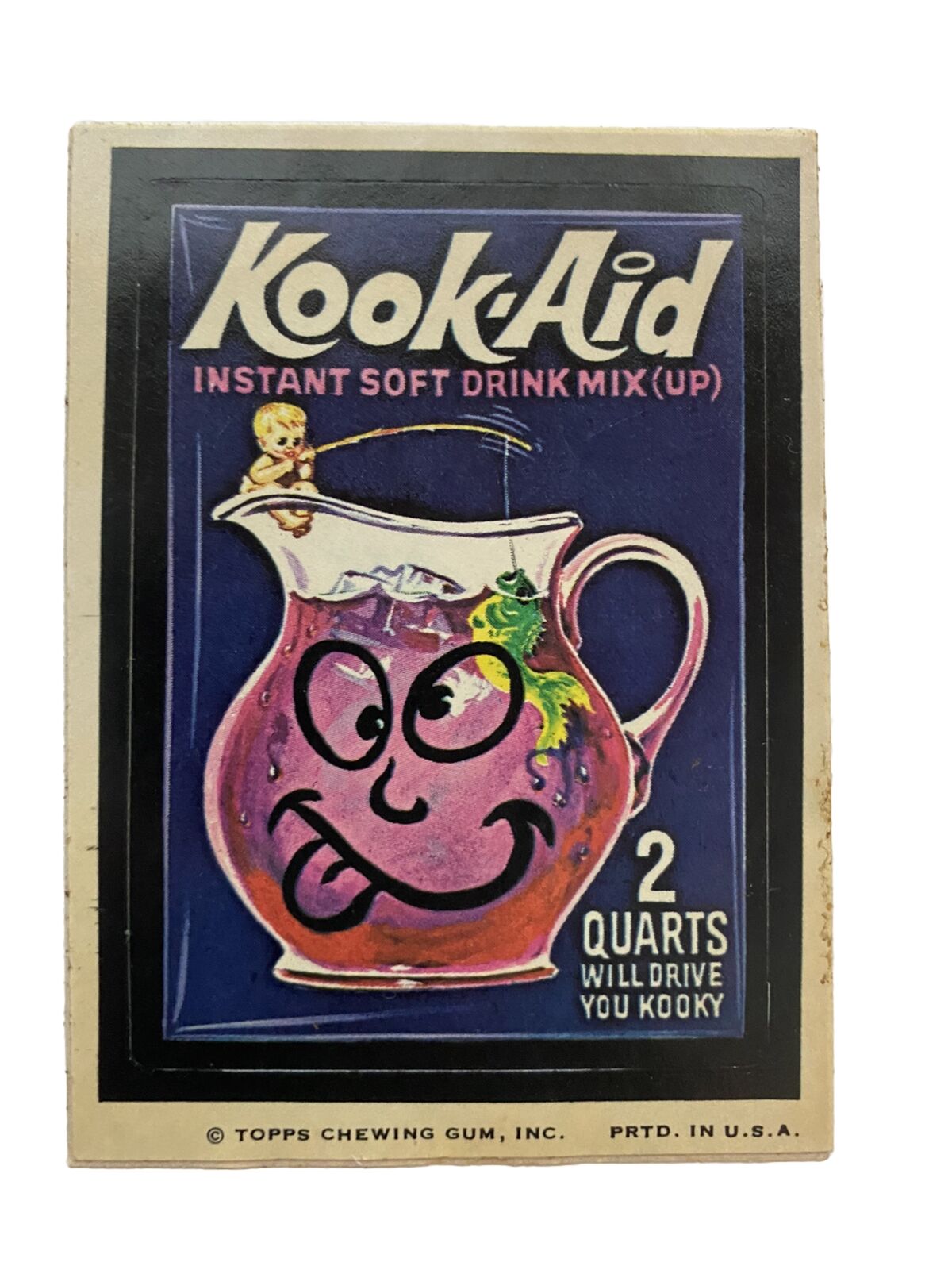 1973 WACKY PACKAGES SERIES 1 KOOK-AID INSTANT SOFT DRINK