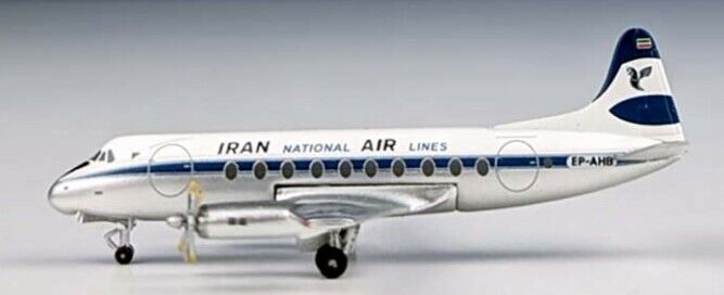Aeroclassics AC411014 Iran Air Vickers Viscount 782D EP-AHB Diecast 1/400 Model