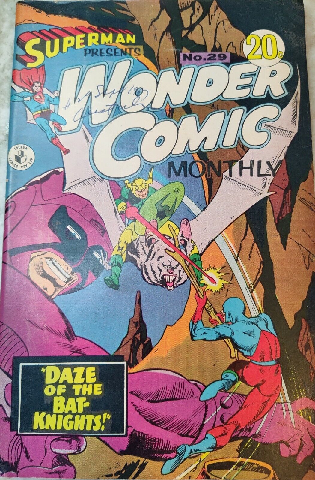 Superman presents Wonder Comics #29 AusReprint 1967 Comic Book