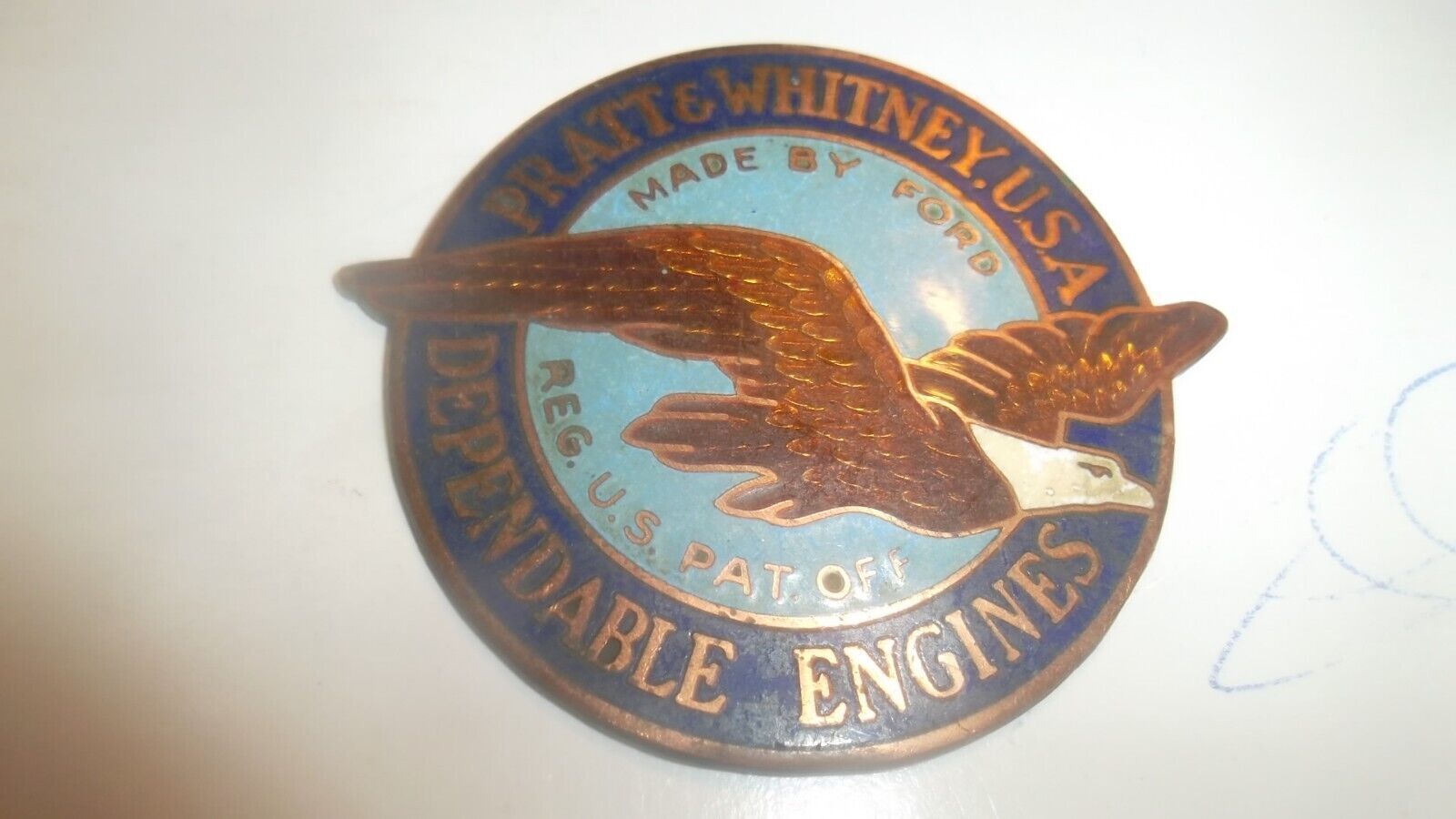 Vintage 1950 Pratt & Whitney USA Made By Ford Dependable Engines