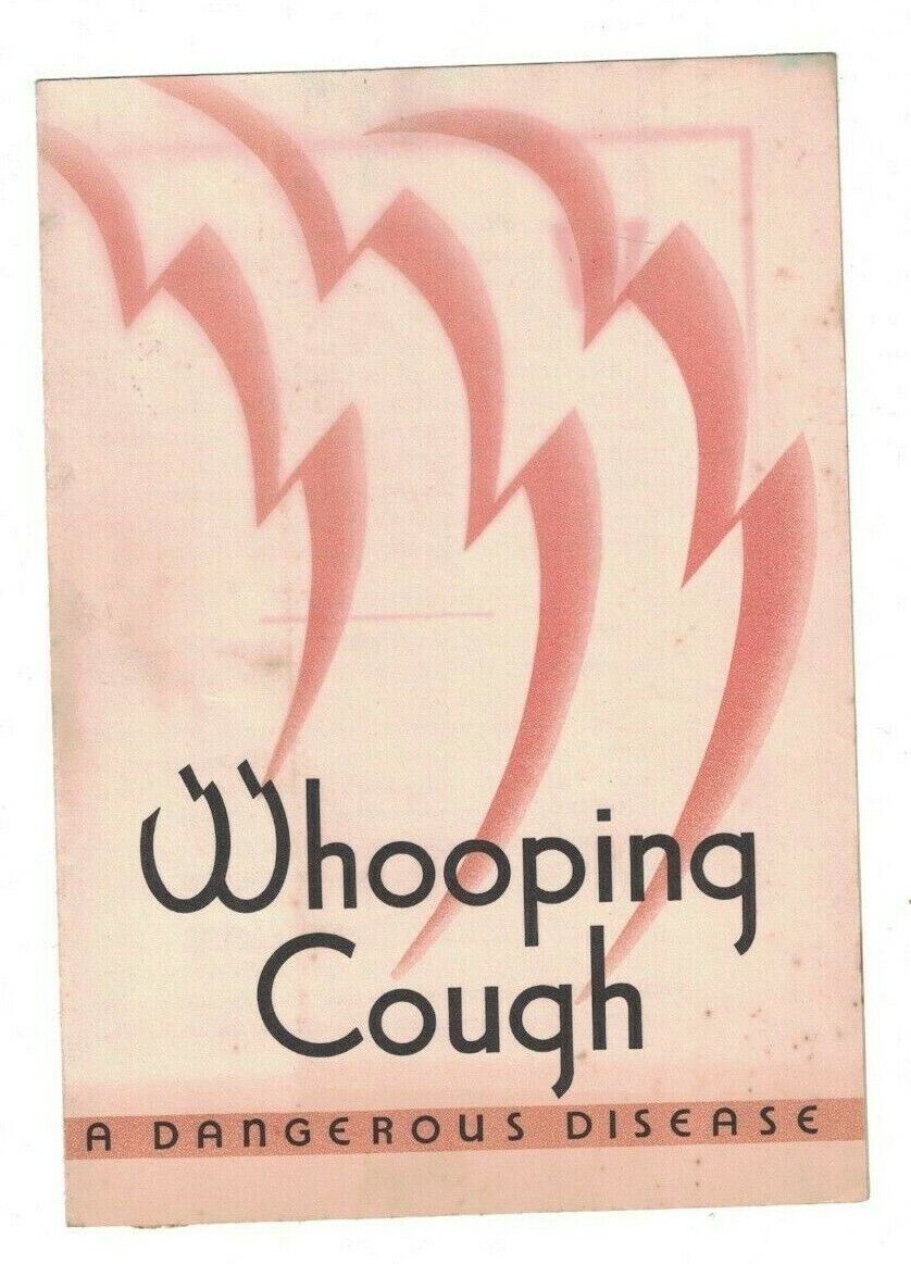 Whooping Cough a Dangerous Disease 1930s Booklet Metropolitan Life