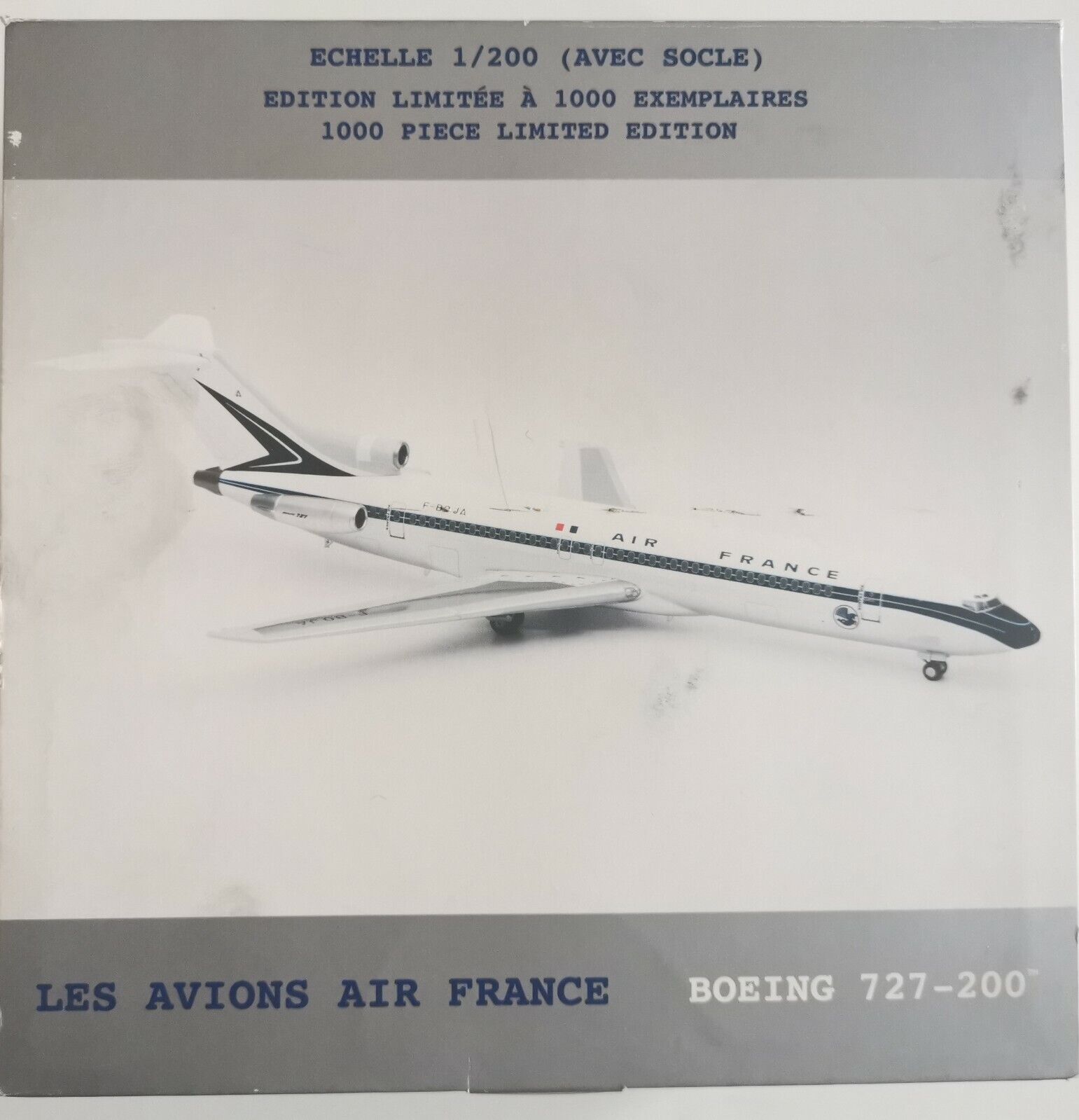 HOGAN/SOCATEC AIR FRANCE BOEING 727  1/200 SCALE 1000 PIECES
