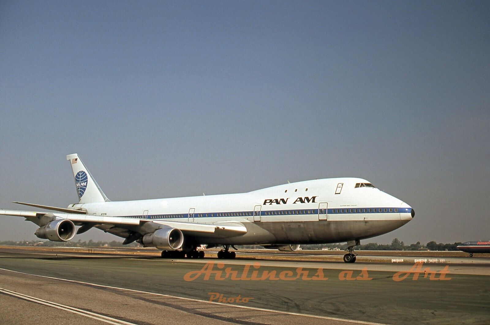Pan Am Boeing 747-121 N737PA at LAX in August 1975 8\