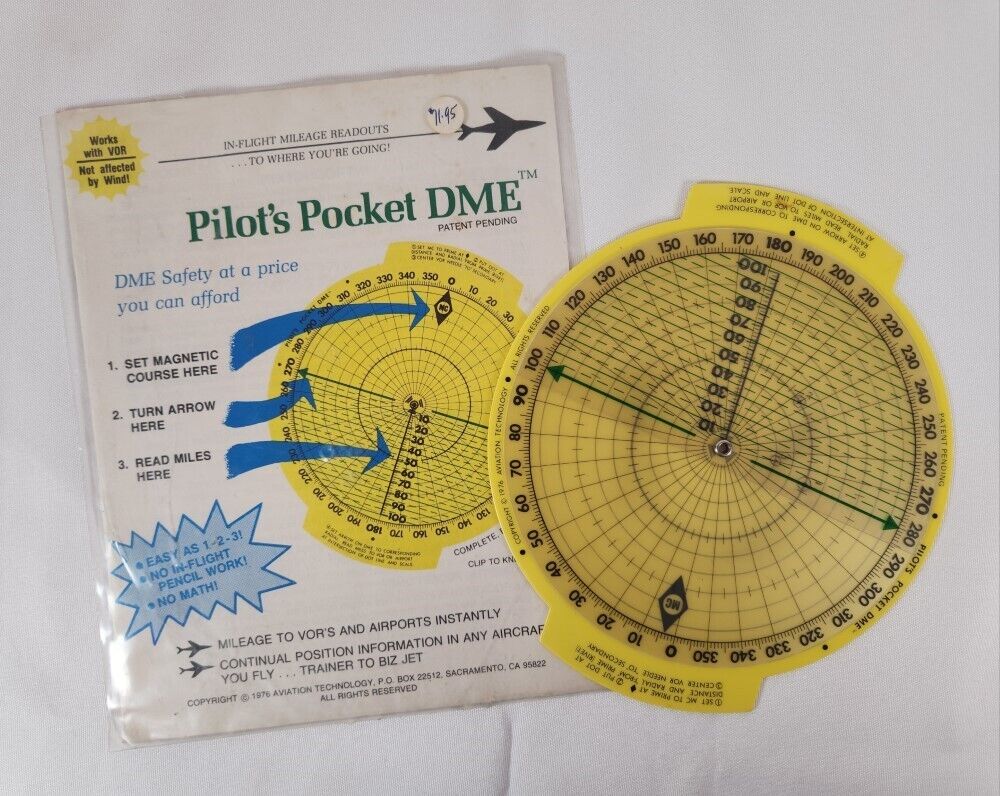 Pilot\'s Pocket DME 1976 Aviation Technology (Sacramento, CA)