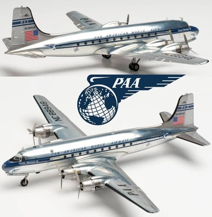 Herpa 1:200 571739 Douglas DC-4 Pan American World Airways Clipper Westward Ho