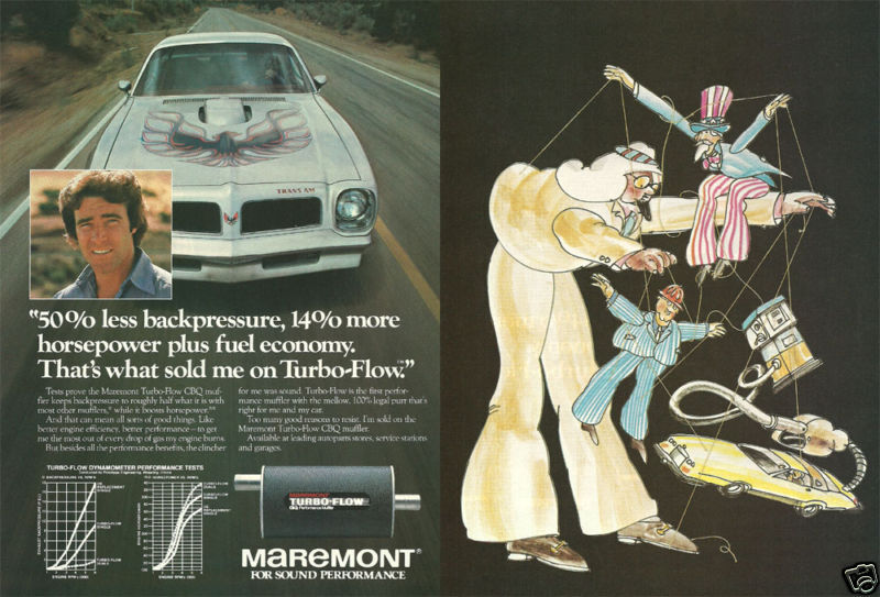 Vintage Magazine Ad Maremont Turbo Flow CBQ Muffler 1979
