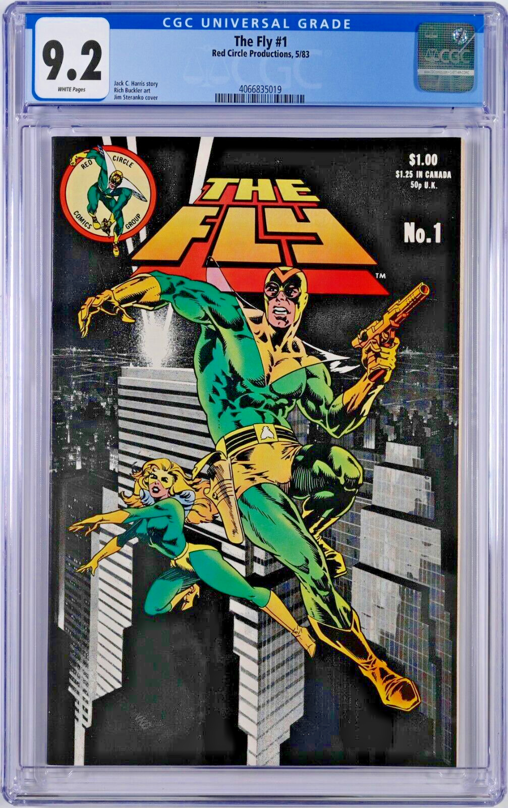 The Fly #1 CGC 9.2 (May 1983, Red Circle) Rich Buckler Art, Jim Steranko Cover