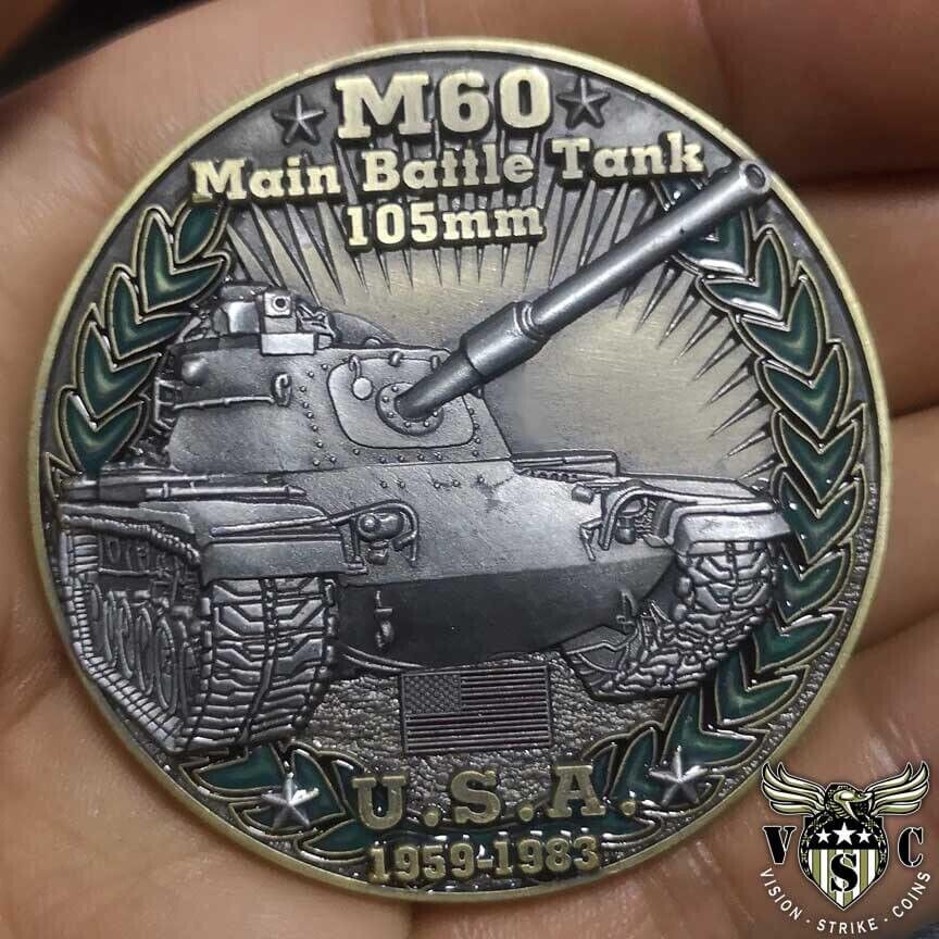M60 Main Battle Tank USA Cold War Combatants Veteran Military Challenge Coin