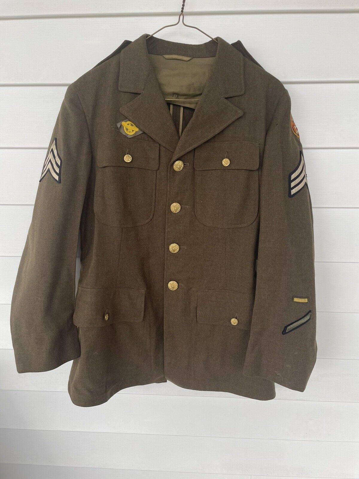 WW2 Air Corps AAF 13th Air Force 4 Pocket Jacket 