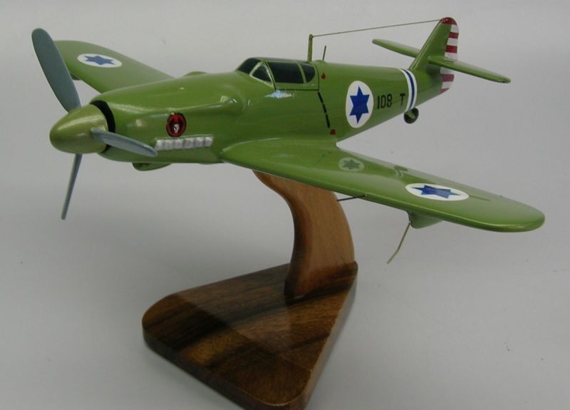 Avia S-199 Mezek Trainer Airplane Wood Model Replca Small 