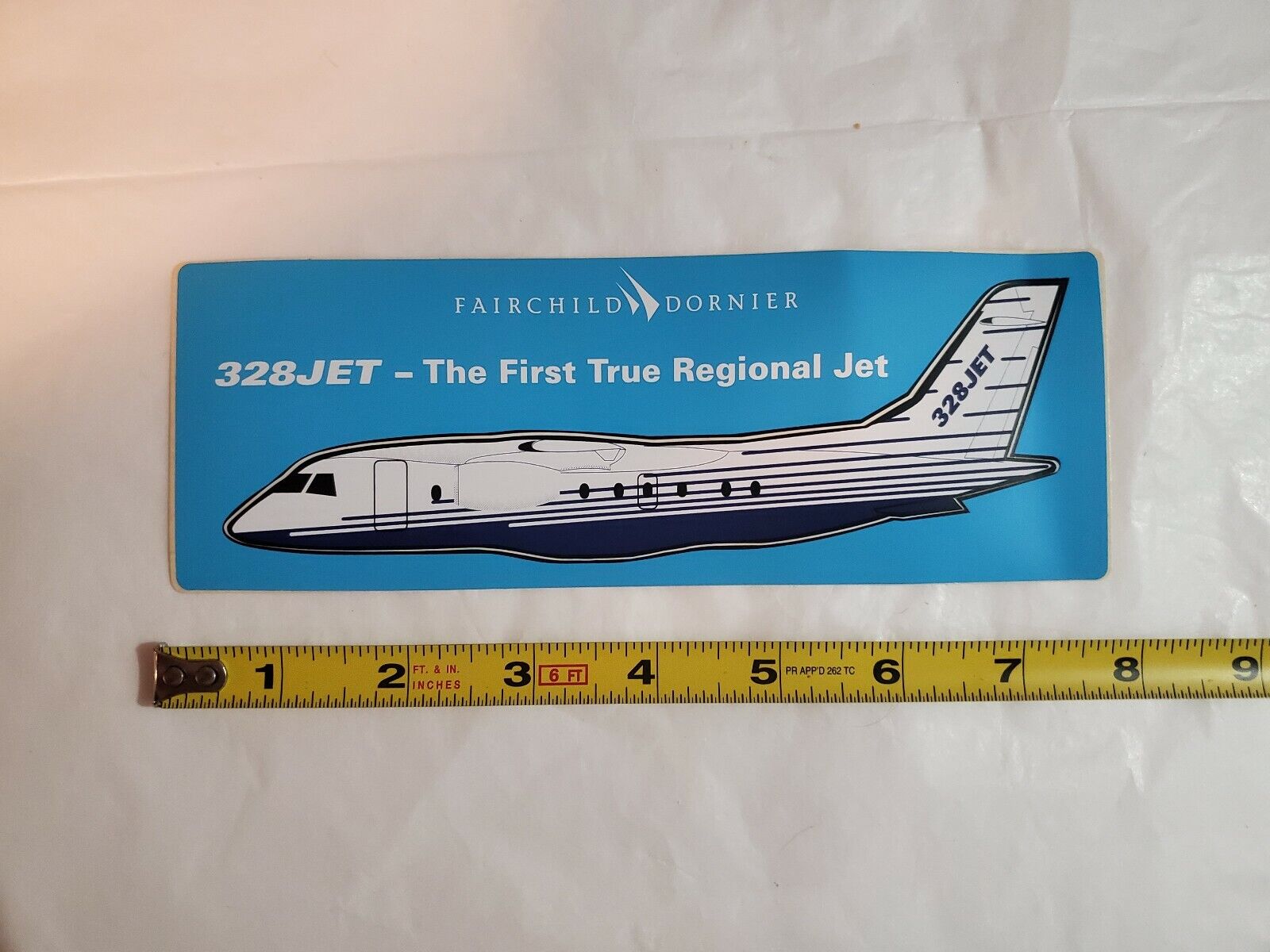 Dornier 328Jet -  Sticker - Fairchild Dornier First True Regional Jet