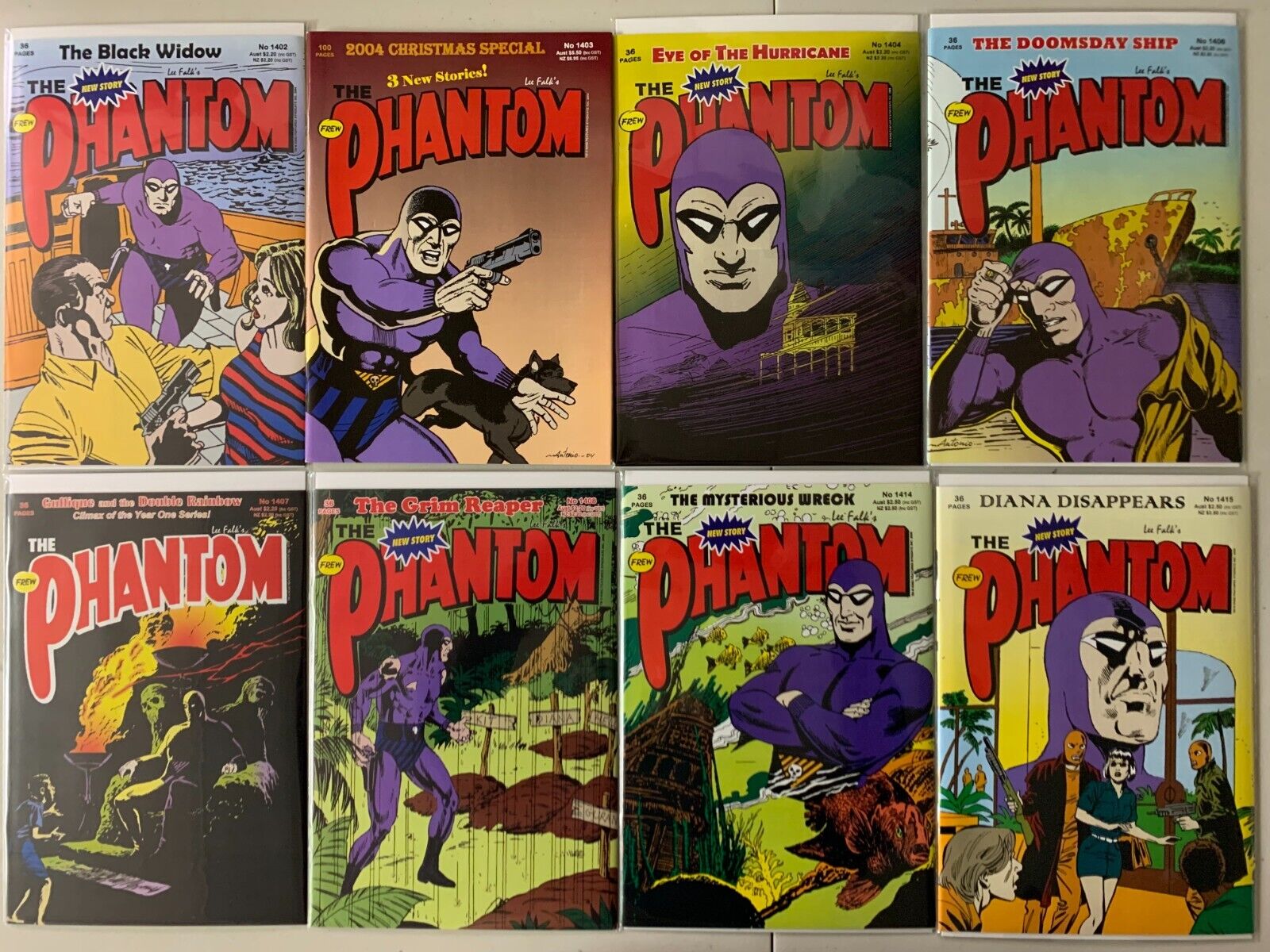 Phantom Australian comics lot #1402-1446 34 diff 8.0 (2004-06)