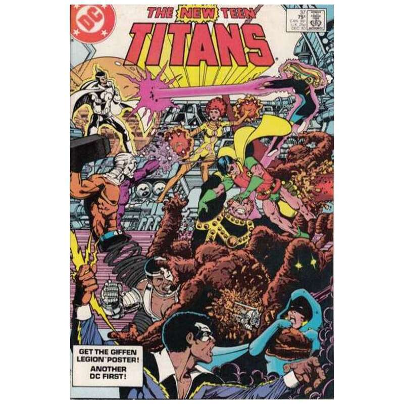 New Teen Titans (1980 series) #37 in Very Fine condition. DC comics [f,