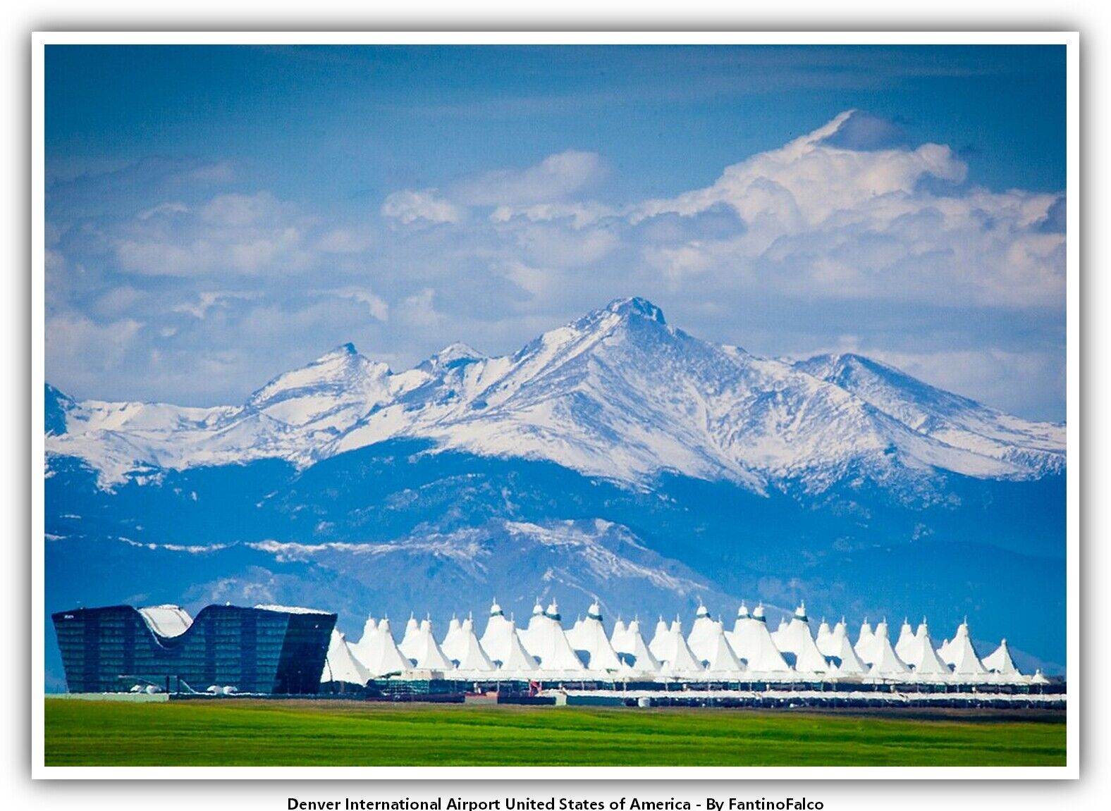 Denver International Airport United States of America Airport Postcard