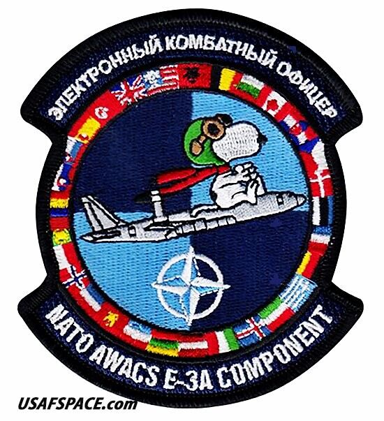 USAF -NORTH ATLANTIC TREATY ORGANIZATION- NATO AWACS COMPONENT -ORIGINAL PATCH
