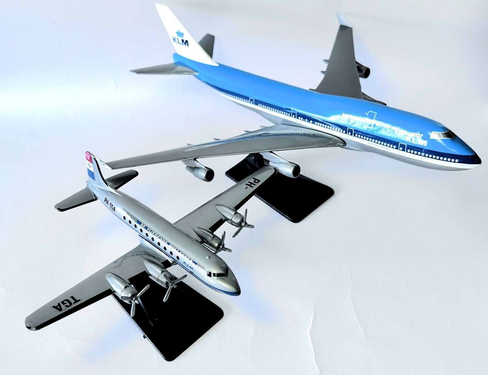 Boeing 747-400  & DC-4 KLM Royal Dutch Airlines IMC Collectors Model Scale 1:250