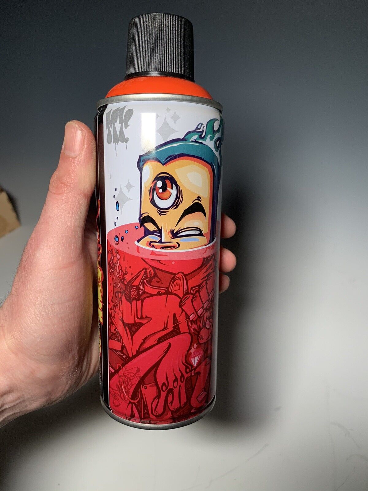 Ironlak Limited Edition Artist Series Wanyology Blood Spray Paint can Graffiti