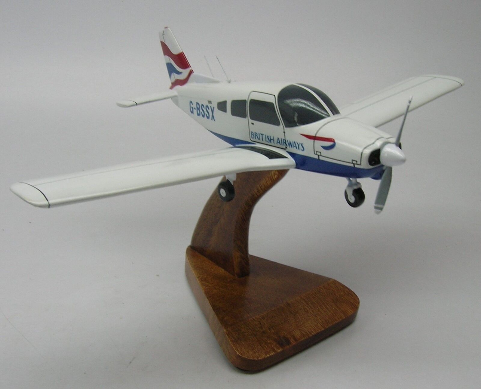 PA-28-161 Piper Warrior-II Airplane Desk Wood Model Small New 