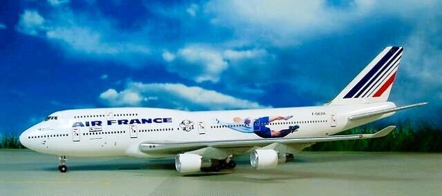 Netmodels Air France Boeing 747-400 98 FIFA World Cup F-GEXA Diecast 1/400 Model