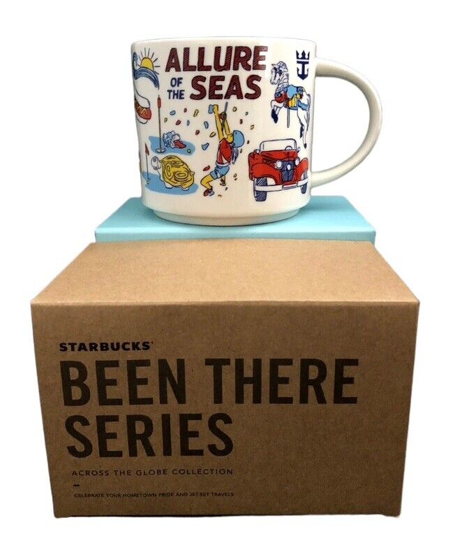 New STARBUCKS Royal Caribbean Cruise ALLURE of the Seas Mug BEEN THERE SERIES