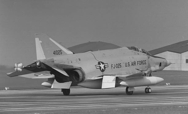 Aircraft McDonnell Douglas RF-4 Phantom II A United States Air- 1965 Old Photo