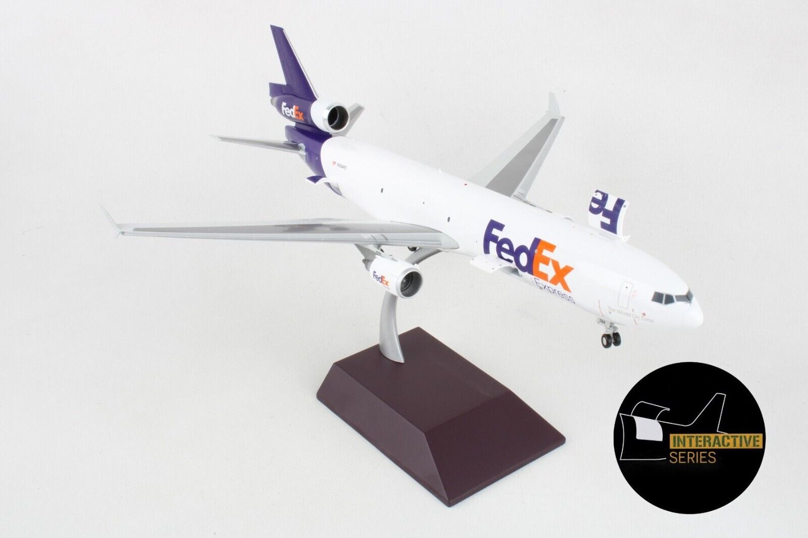 Gemini Jets G2FDX1178 FedEx MD-11F Interactive N584FE Diecast 1/200 AV Model New
