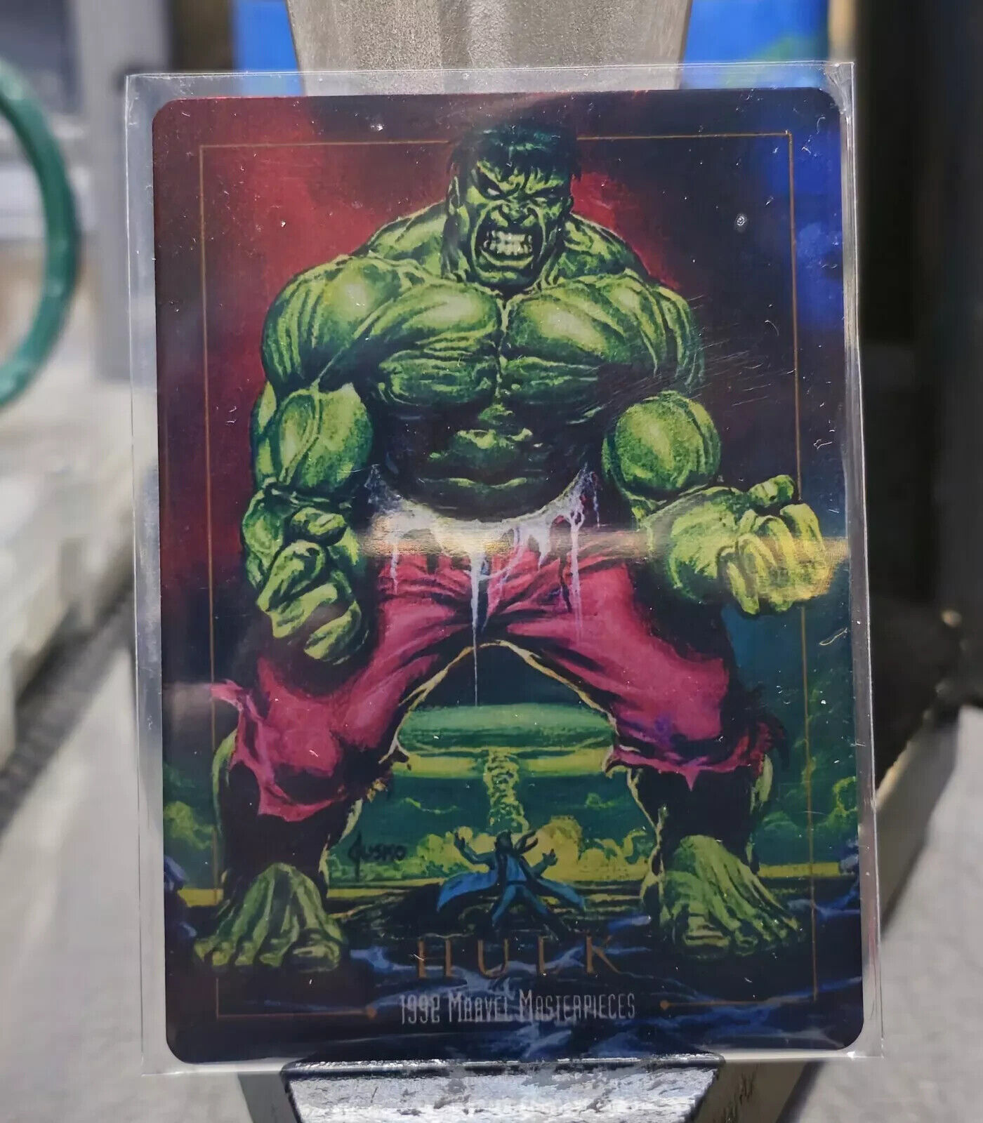 1992 Marvel Masterpiece Metal Hulk Joe Jusko Kickstarter Ltd To 2000