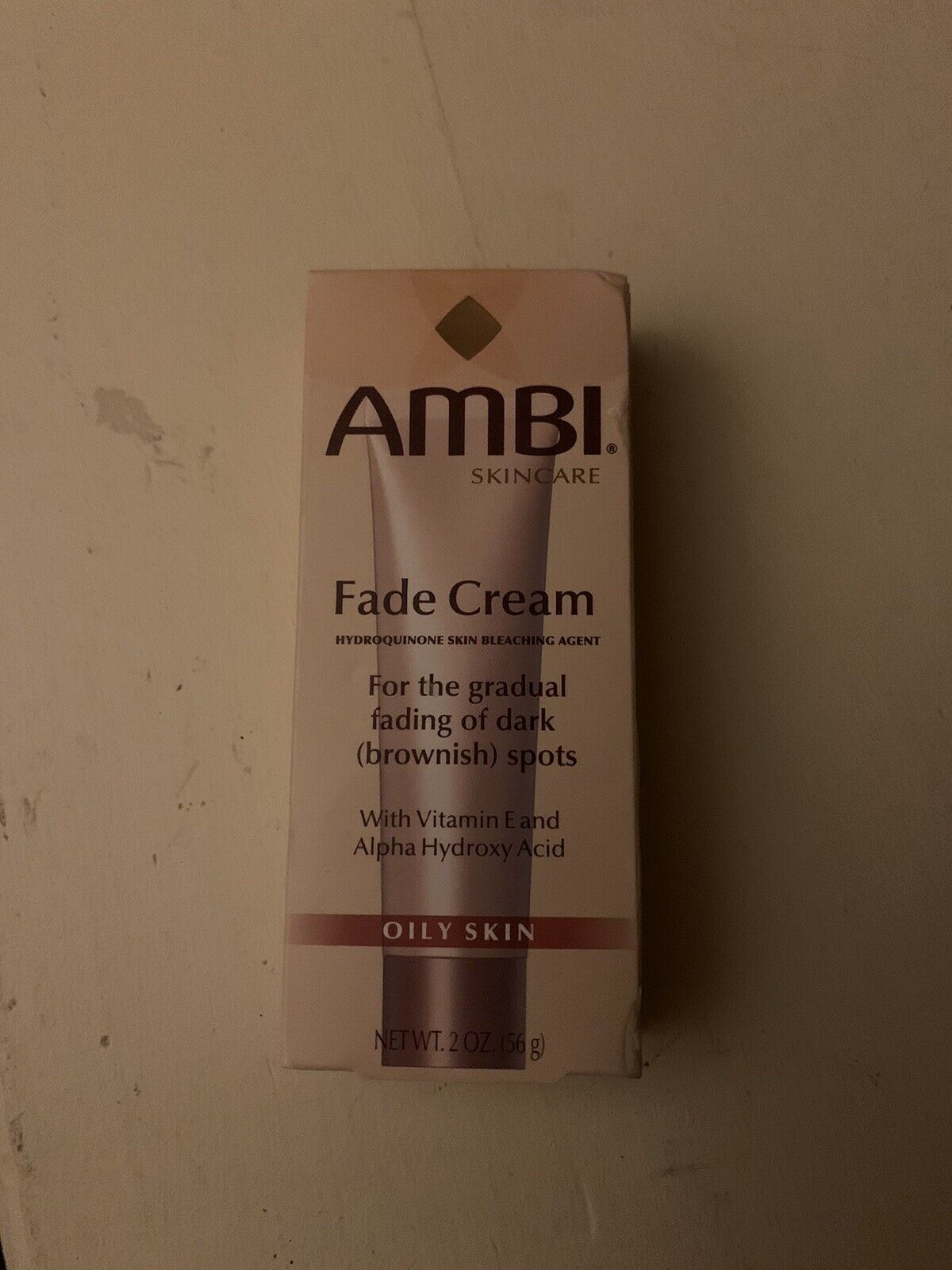 AMBI Skincare Fade Cream Oily Skin WITH HYDROQUINONE Expired 12/23 2oz Dark Spot